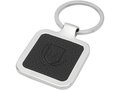 Piero laserable PU leather squared keychain 2