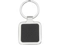 Piero laserable PU leather squared keychain 4