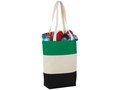 Cotton Colour Block Tote 16