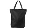 Privy zippered short handle non-woven tote bag 5