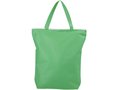 Privy zippered short handle non-woven tote bag 11