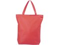 Privy zippered short handle non-woven tote bag 14