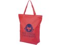 Privy zippered short handle non-woven tote bag 13