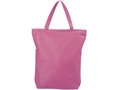 Privy zippered short handle non-woven tote bag 17