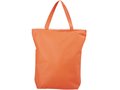 Privy zippered short handle non-woven tote bag 19