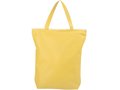 Privy zippered short handle non-woven tote bag 21
