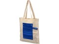 Snap 180 g/m² roll-up buttoned  cotton tote bag 7