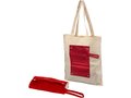 Snap 180 g/m² roll-up buttoned  cotton tote bag 13