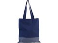 Aylin 140 g/m² silver lines cotton tote bag 12