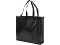 Shiny laminated non-woven shopping tote bag