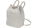 Harper cotton canvas drawstring backpack