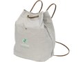 Harper cotton canvas drawstring backpack 2