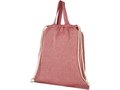 Pheebs 150 g/m² recycled cotton drawstring backpack 19