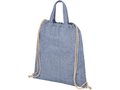 Pheebs 210 g/m² recycled cotton drawstring backpack 12