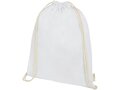 Orissa 100 g/m² GOTS organic cotton drawstring backpack