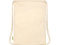 Orissa 100 g/m² GOTS organic cotton drawstring backpack 4