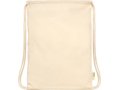 Orissa 100 g/m² GOTS organic cotton drawstring backpack 3