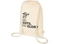 Orissa 100 g/m² GOTS organic cotton drawstring backpack 8