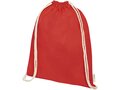 Orissa 100 g/m² GOTS organic cotton drawstring backpack 19