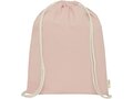 Orissa 100 g/m² GOTS organic cotton drawstring backpack 41