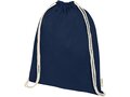 Orissa 100 g/m² GOTS organic cotton drawstring backpack 29