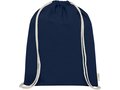 Orissa 100 g/m² GOTS organic cotton drawstring backpack 31