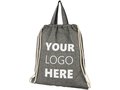 Be Inspired 150 g/m2 recycled cotton drawstring backpack 2