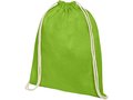 Oregon 140 g/m² cotton drawstring backpack 25