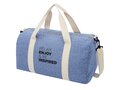 Pheebs 210 g/m² recycled cotton and polyester duffel bag 6