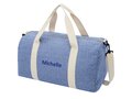 Pheebs 210 g/m² recycled cotton and polyester duffel bag 7