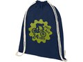 Orissa 140 g/m² GOTS organic cotton drawstring backpack 21