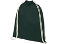 Orissa 140 g/m² GOTS organic cotton drawstring backpack 35