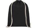 Orissa 140 g/m² GOTS organic cotton drawstring backpack 27