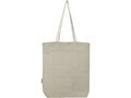 Pheebs 150 g/m² recycled cotton tote bag with front pocket 9L 3