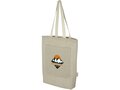 Pheebs 150 g/m² recycled cotton tote bag with front pocket 9L 1