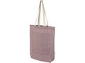 Pheebs 150 g/m² recycled cotton tote bag with front pocket 9L 8
