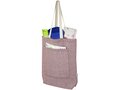Pheebs 150 g/m² recycled cotton tote bag with front pocket 9L 12