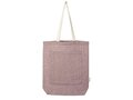 Pheebs 150 g/m² recycled cotton tote bag with front pocket 9L 10