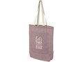 Pheebs 150 g/m² recycled cotton tote bag with front pocket 9L 9