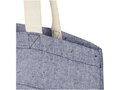 Pheebs 150 g/m² recycled cotton tote bag with front pocket 9L 21