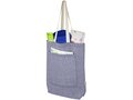 Pheebs 150 g/m² recycled cotton tote bag with front pocket 9L 20