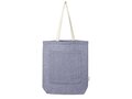 Pheebs 150 g/m² recycled cotton tote bag with front pocket 9L 18