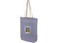 Pheebs 150 g/m² recycled cotton tote bag with front pocket 9L 17