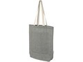 Pheebs 150 g/m² recycled cotton tote bag with front pocket 9L 24