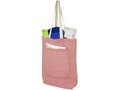 Pheebs 150 g/m² recycled cotton tote bag with front pocket 9L 35