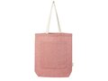 Pheebs 150 g/m² recycled cotton tote bag with front pocket 9L 33