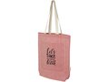 Pheebs 150 g/m² recycled cotton tote bag with front pocket 9L 32