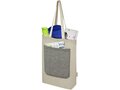 Pheebs 150 g/m² recycled cotton tote bag with front pocket 9L 43