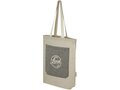 Pheebs 150 g/m² recycled cotton tote bag with front pocket 9L 40