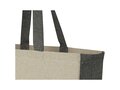 Pheebs 190 g/m² recycled cotton gusset tote bag with contrast sides 18L 4